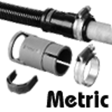 Connection to solid metal tube metric